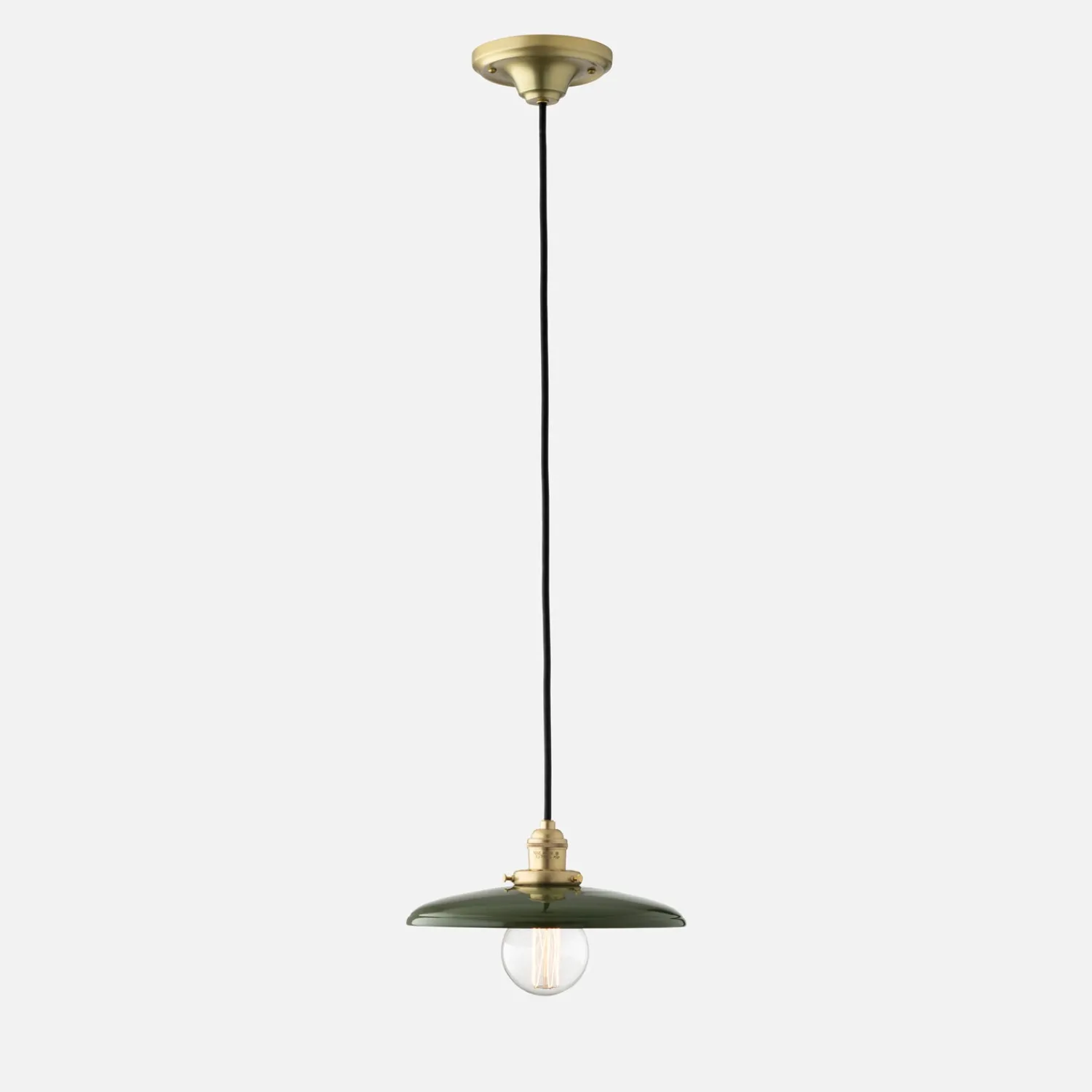 Schoolhouse Agnes 2.25" Pendant - Natural Brass New
