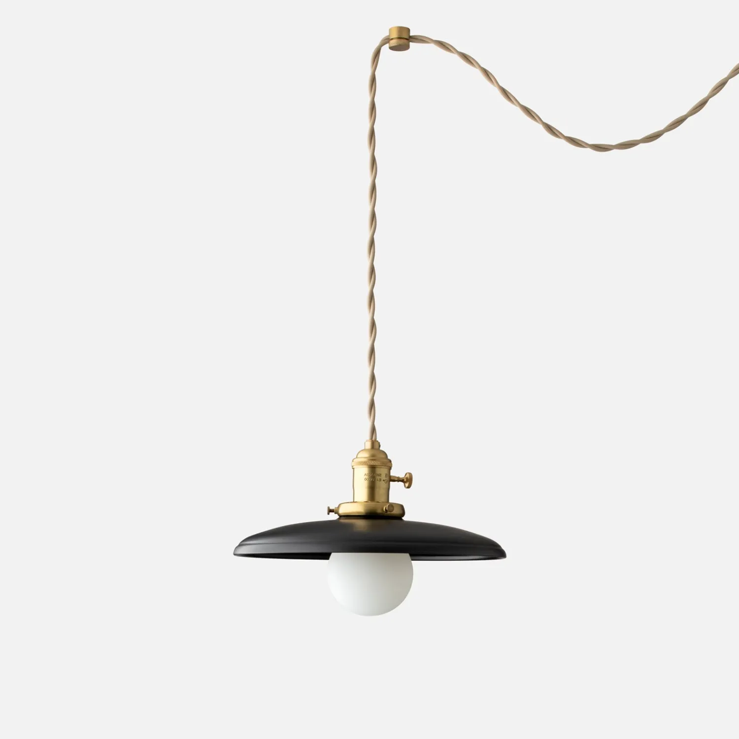 Schoolhouse Apartment Plug-In Pendant 2.25" Hot