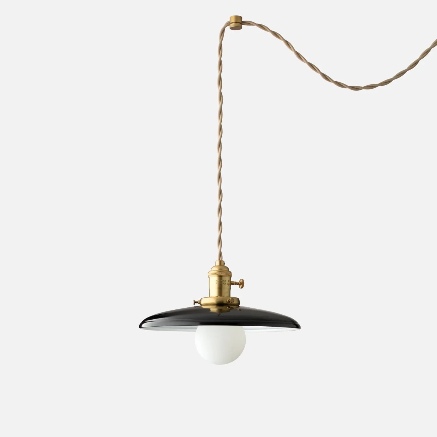 Schoolhouse Apartment Plug-In Pendant 2.25" Hot