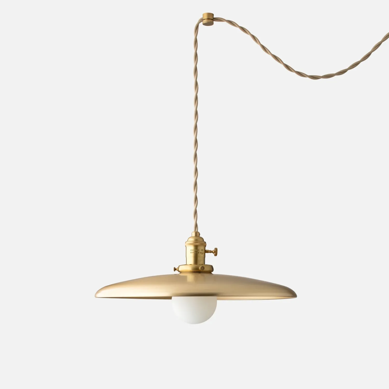 Schoolhouse Apartment Plug-In Pendant 2.25" Hot