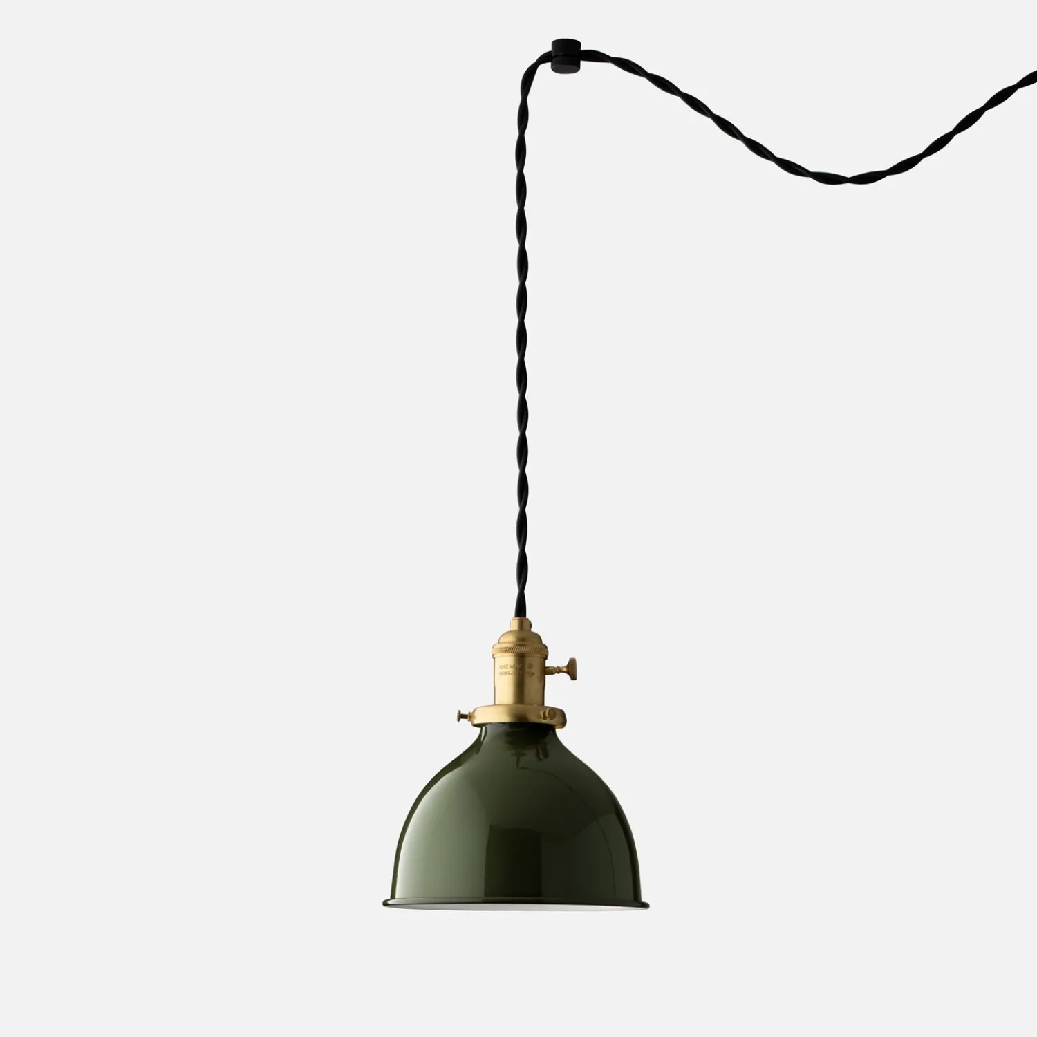Schoolhouse Apartment Plug-In Pendant 2.25" Hot