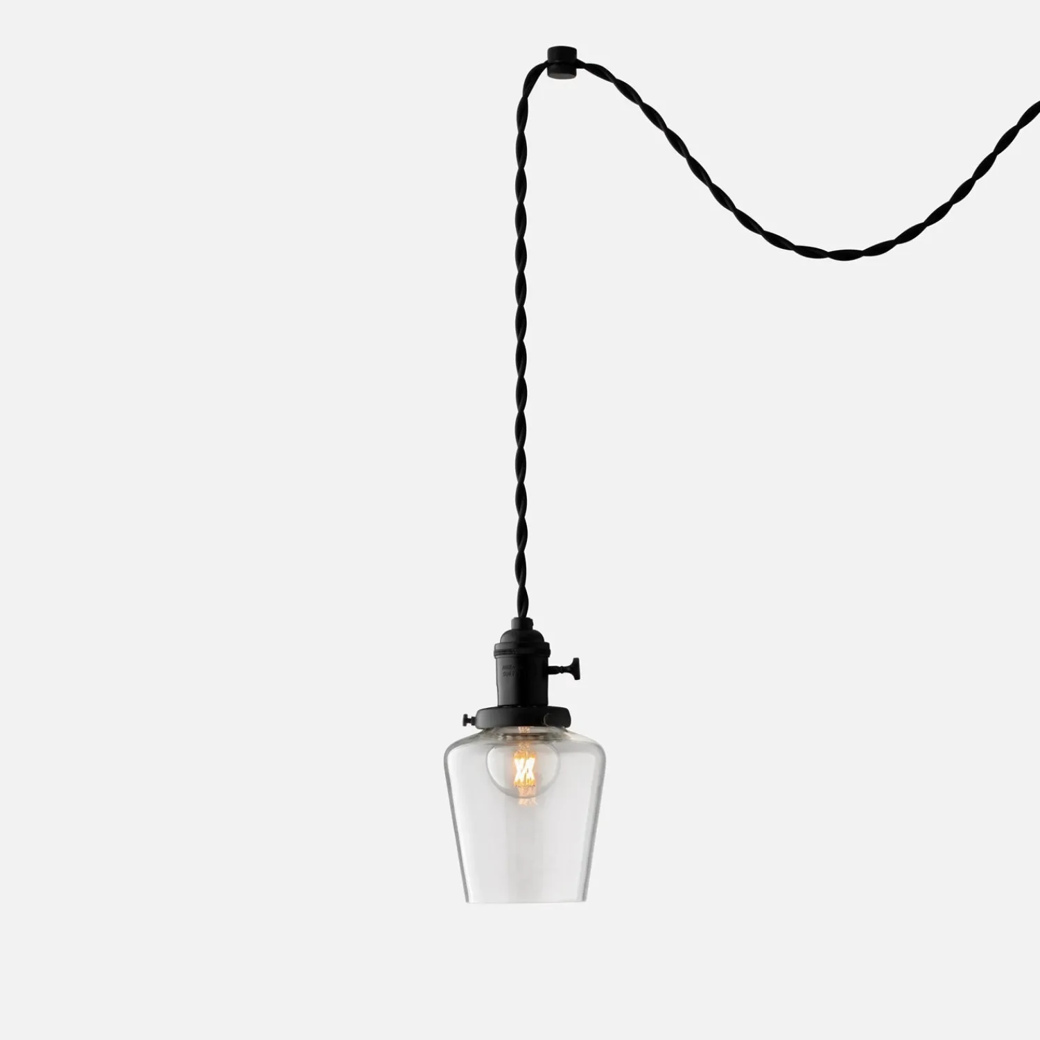 Schoolhouse Apartment Plug-In Pendant 2.25" Hot