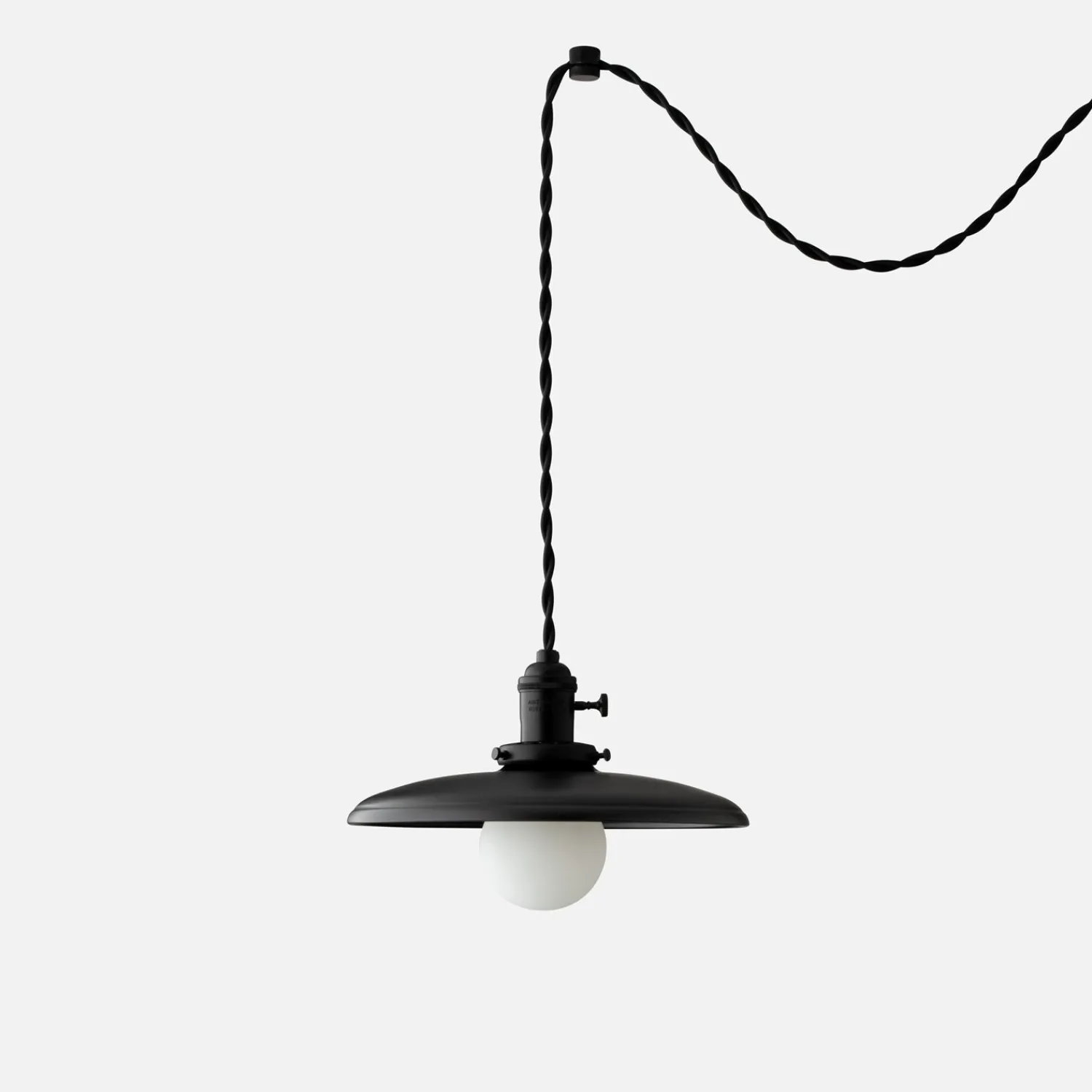 Schoolhouse Apartment Plug-In Pendant 2.25" Hot