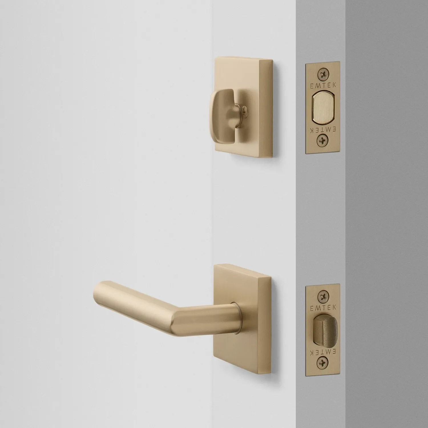 Schoolhouse Berlin Door Set with Otto Lever + Deadbolt New