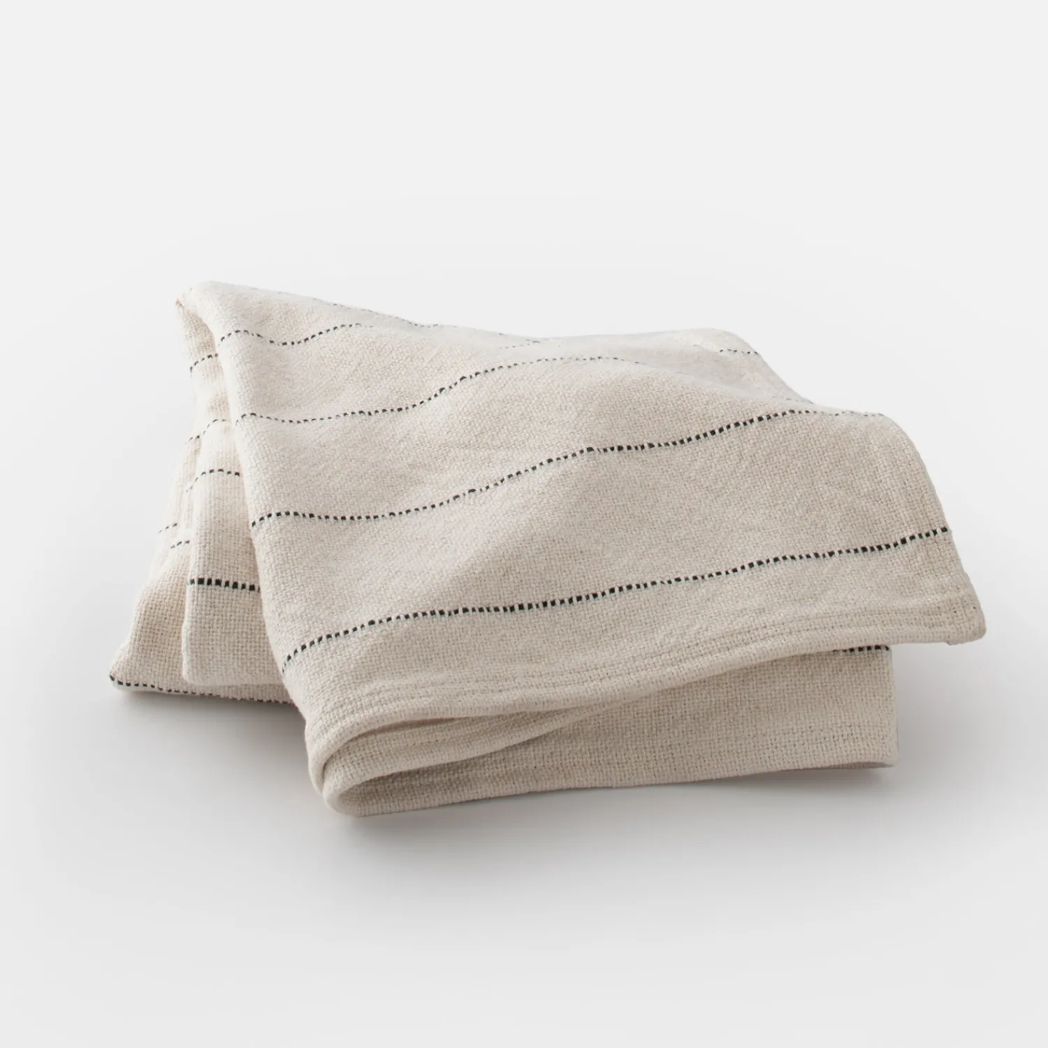 Schoolhouse Cotton Pinstripe Throw New