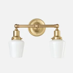 Schoolhouse Irvine Double Sconce 2.25