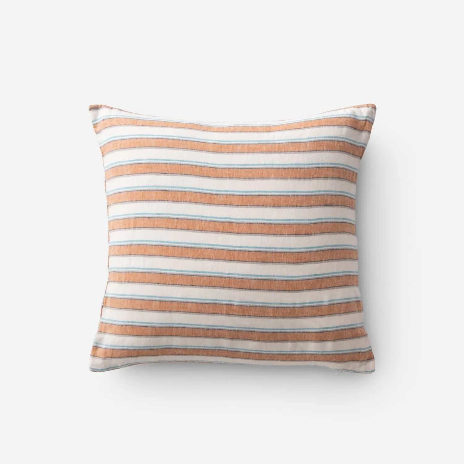 Schoolhouse Market Stripe Linen Throw Pillow New