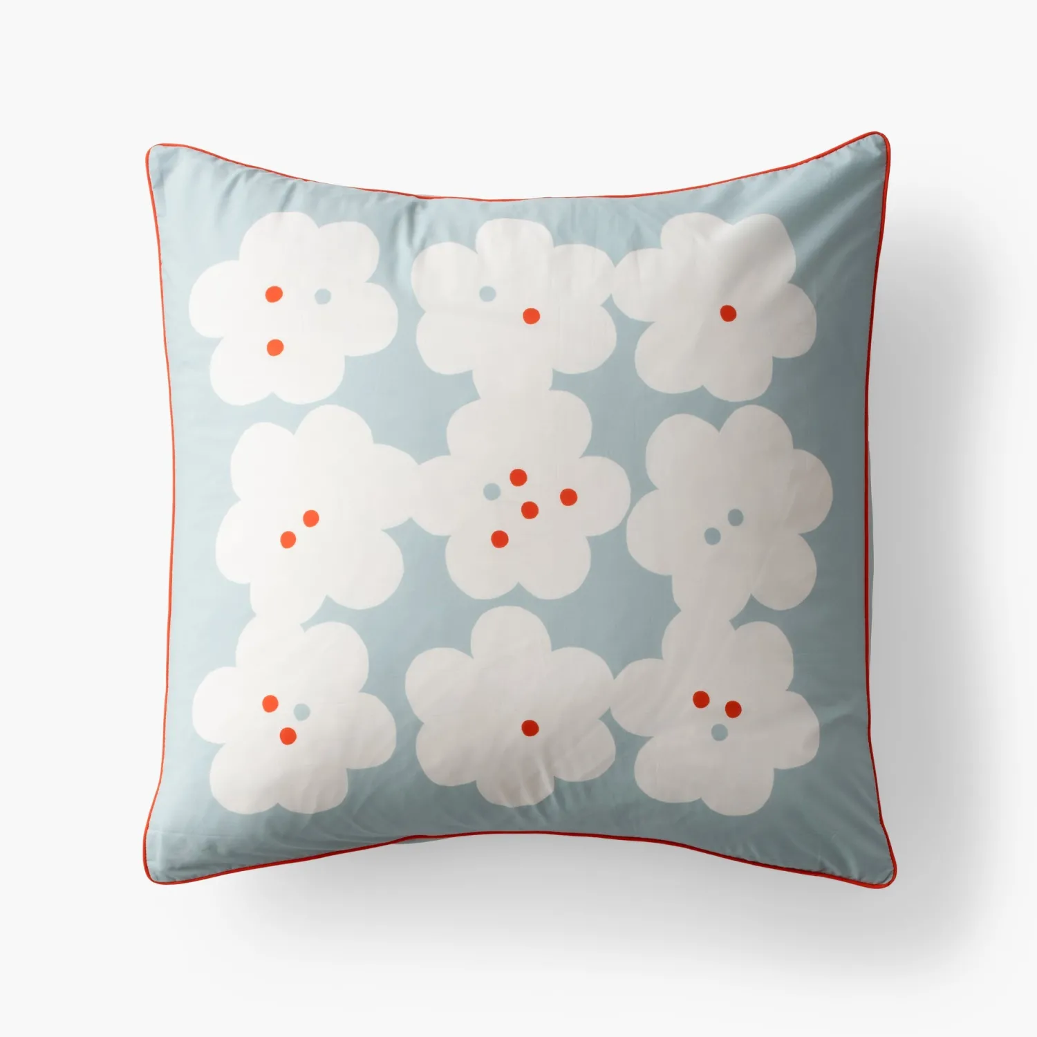 Schoolhouse Paper Flower Pillow Sham Paper Flower - Blue Discount