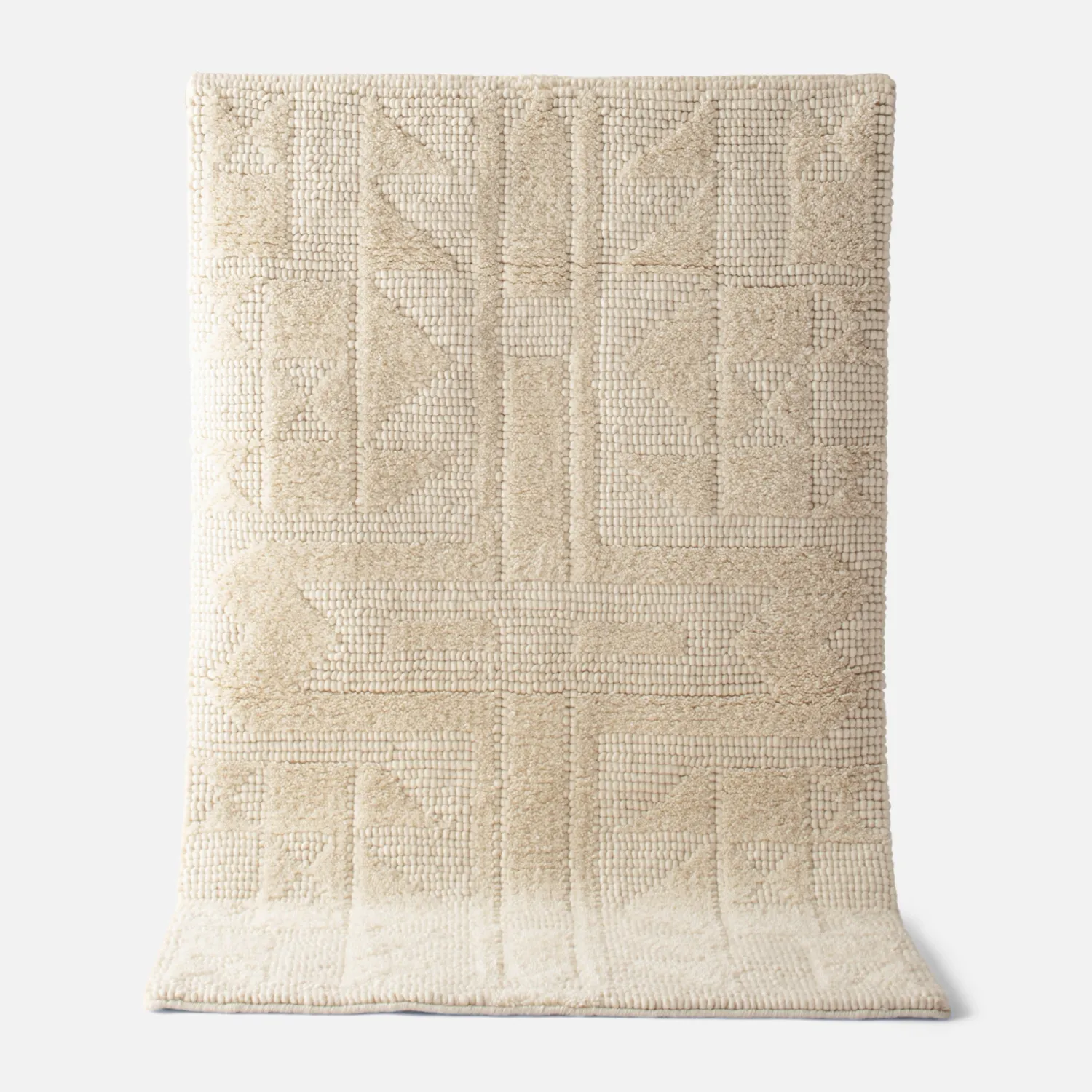 Schoolhouse x Rachel Murray Compass Star Textured Wool Rug Clearance