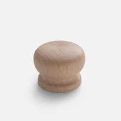 Schoolhouse Turned Wood Knob Fashion