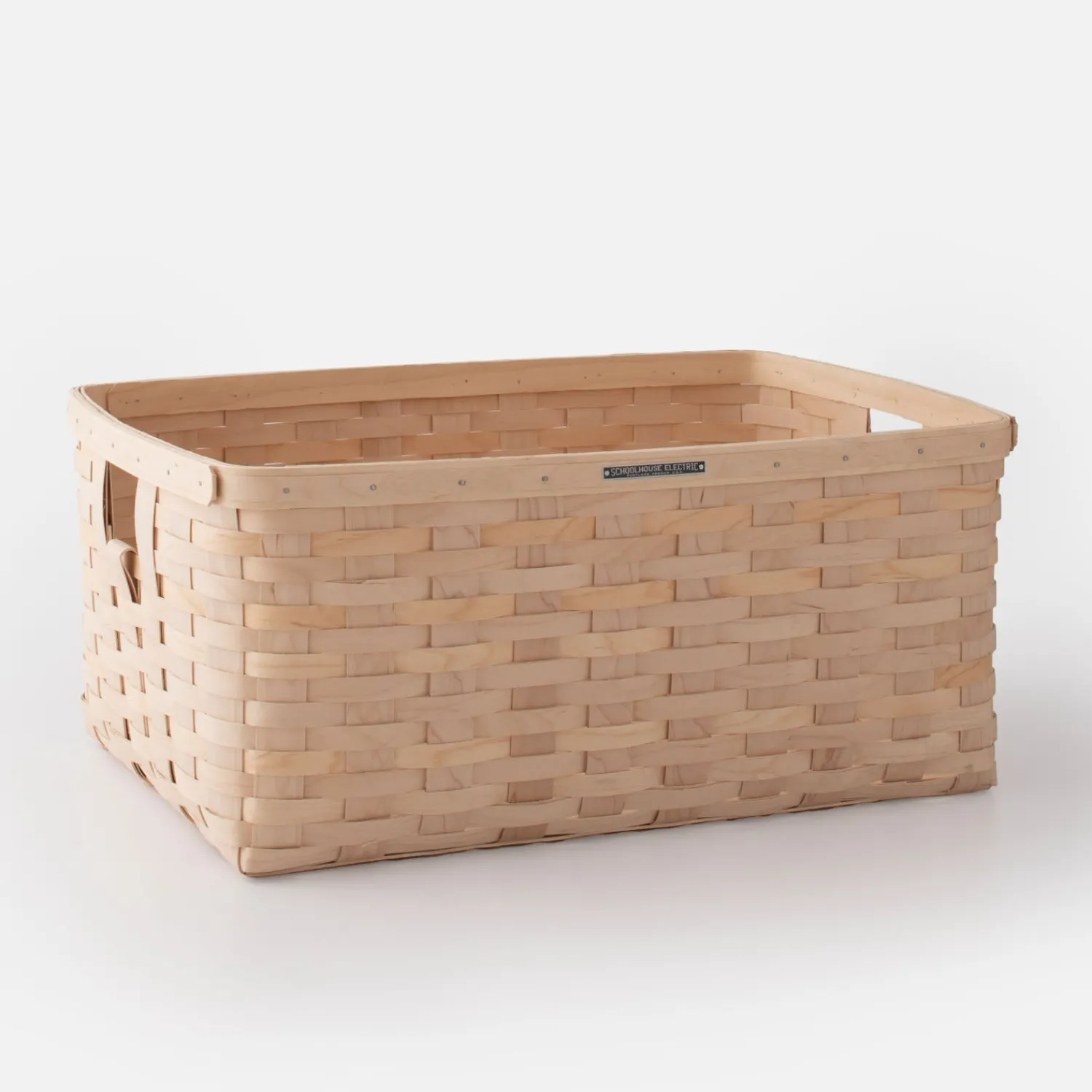 Schoolhouse Woven Maple Laundry Basket Sale