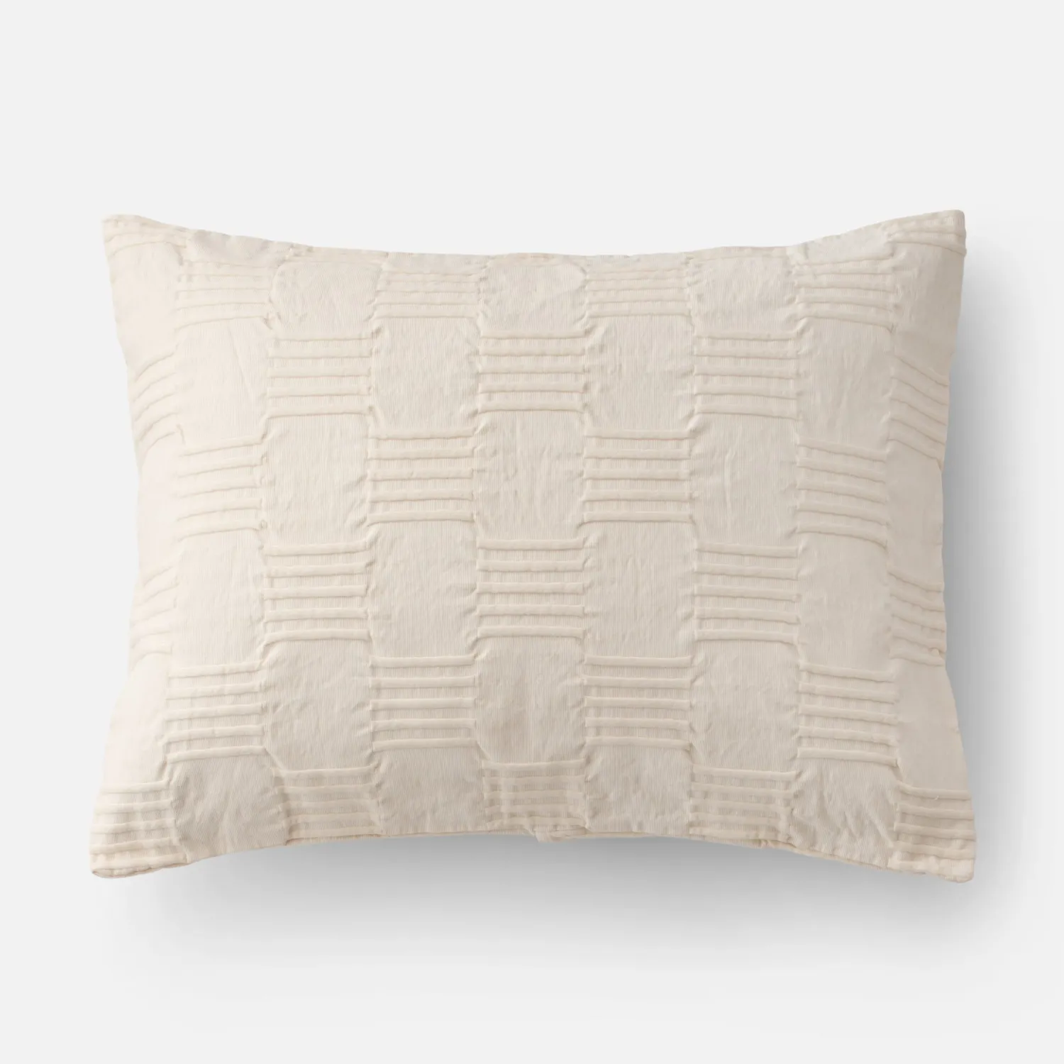 Schoolhouse Woven Tally Pillow Sham Online